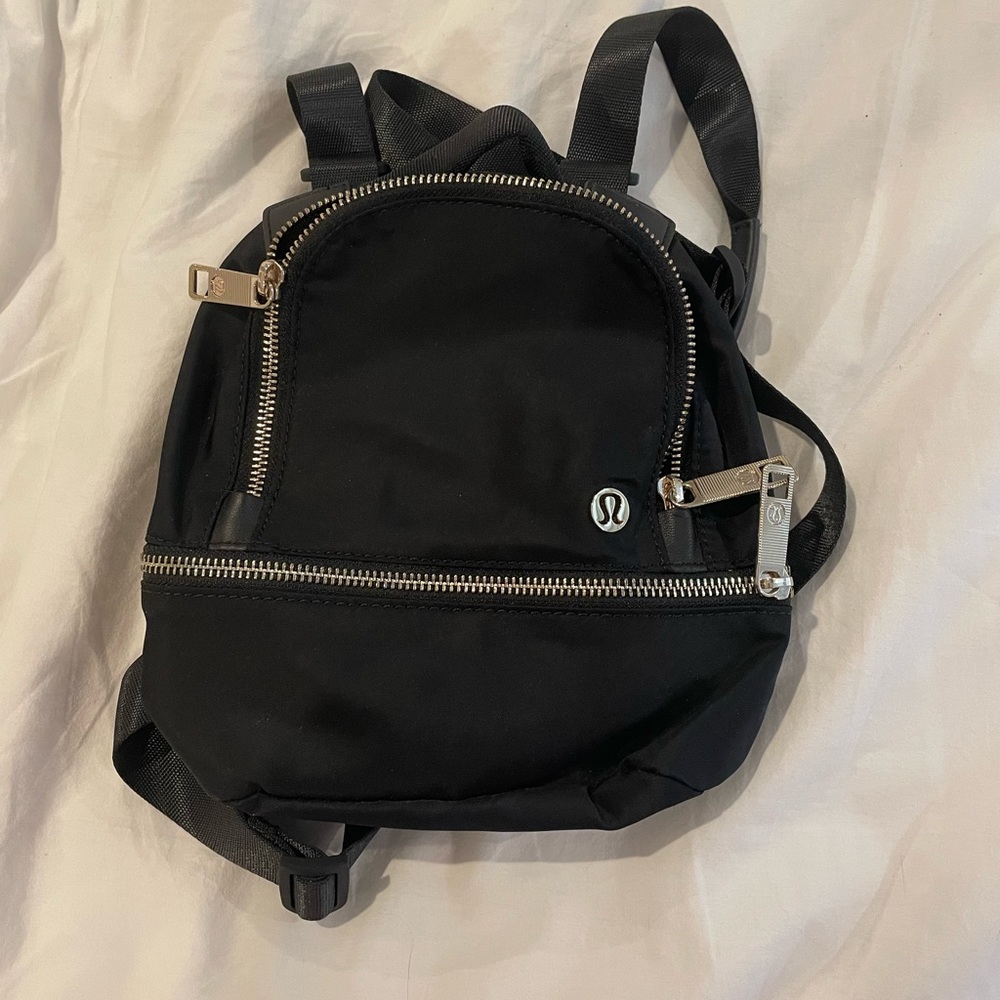 lululemon athletica Black Mini Backpack
